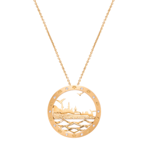 Istanbul City Silhouettes Necklace