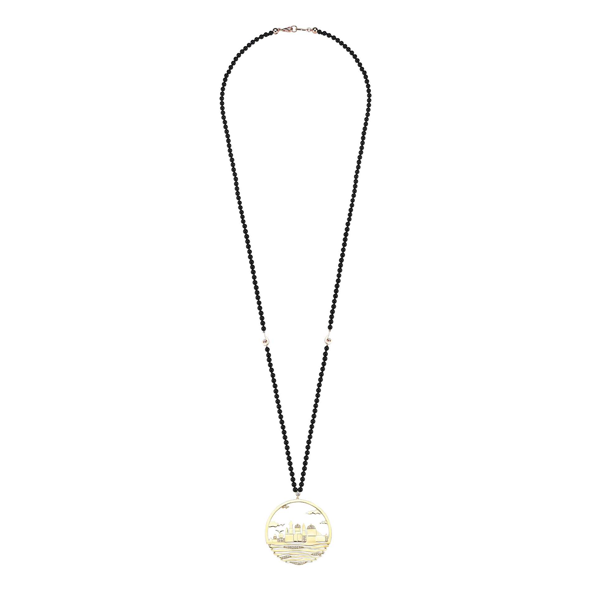 Istanbul City Silhouettes Necklace