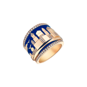 Istanbul City Silhouettes Ring