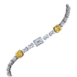 Fancy Yellow Diamond Bracelet