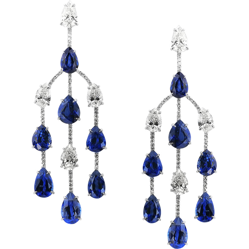 Sapphire Earrings - Gilan - High Jewellery, Istanbul